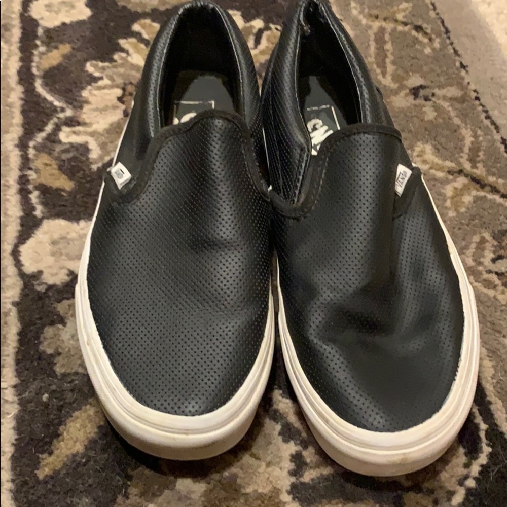Black slip on Vans!